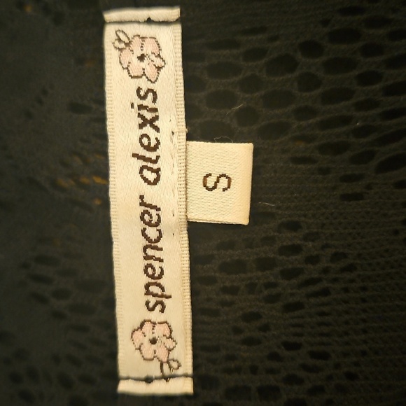 SPENCER ALEXIS Flowy Floral Ruffle Chiffon Witchy Goth Silk Blend Kimono - Picture 8 of 10